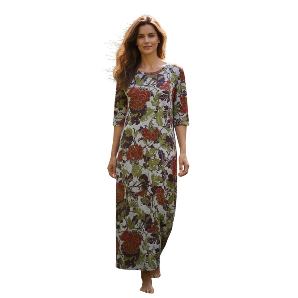 LulaRoe Julia Floral Bodycon Maxi Leisure Dress XL